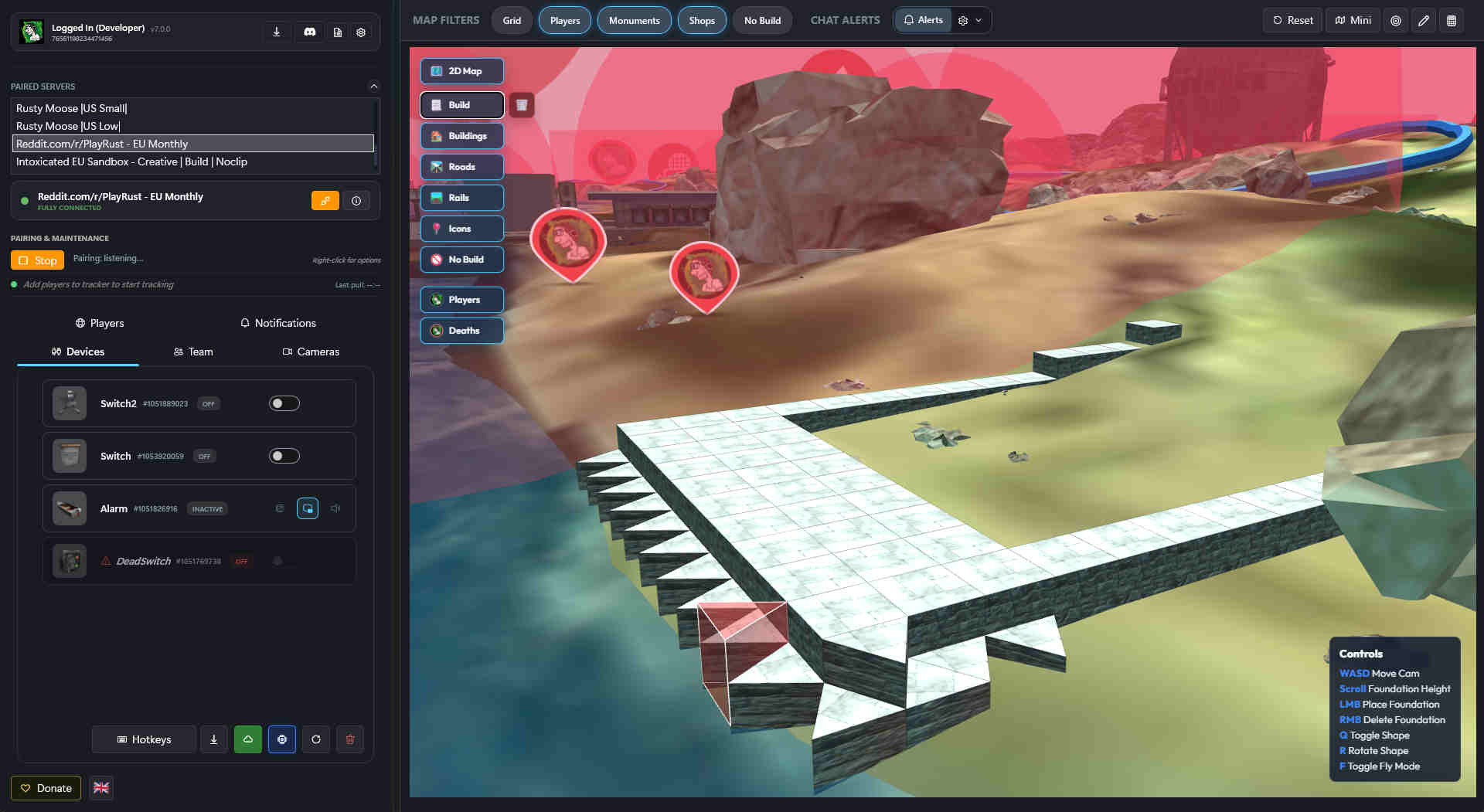 RustPlus Desktop Interface 4